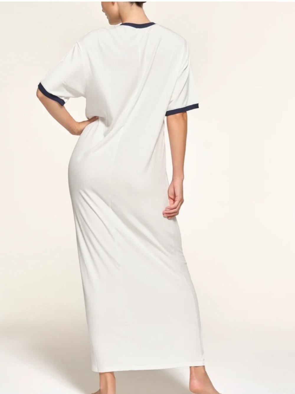 skims soft lounge ringer dress xs oversized